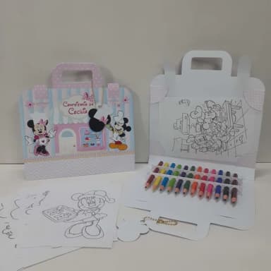 Kit Pintura na Maletinha - Minnie Confeitaria