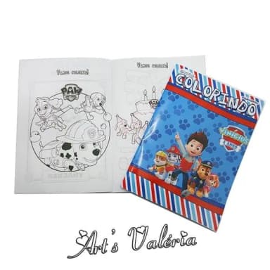 Revista Colorindo Patrulha Canina - 10x15cm