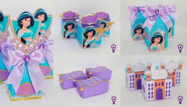 Kit 60 Lembrancinhas Jasmine