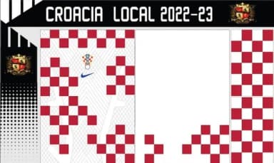 Vetores Camisa Croacia Local 2022-23