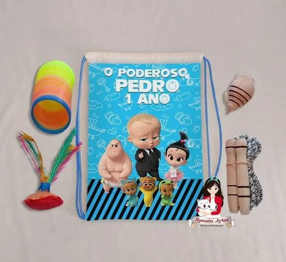Mochila Boa Infância Tema o Poderoso Chefinho 2
