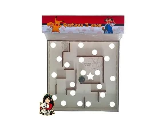 Labirinto Personalizado Lembrancinha Pokemon