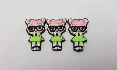 Aplique Lol Teacher's Pet Emborrachado de 3,7cm Pct C/6 Unid