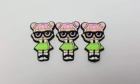 Aplique Lol Teacher's Pet Emborrachado de 3,7cm Pct C/6 Unid