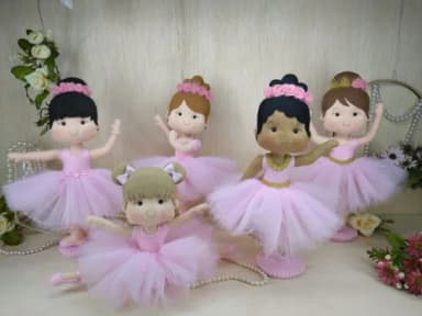 Kit Bailarina em feltro