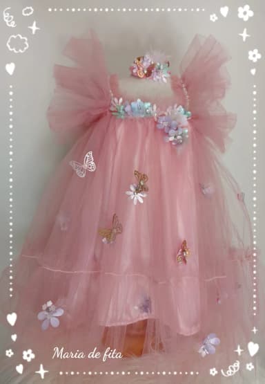 Vestido jardim encantado