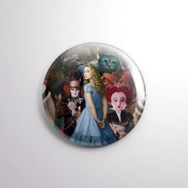 Bottons Alice no Pais das Maravilhas - Button Boton