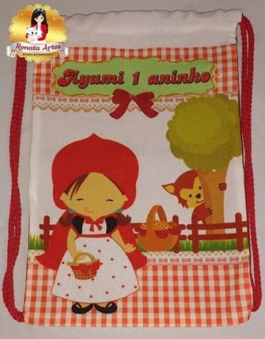 Mochila Chapeuzinho Vermelho