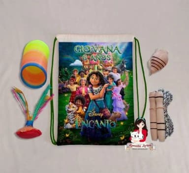 Mochila Boa Infância Personalizada Tema Encanto