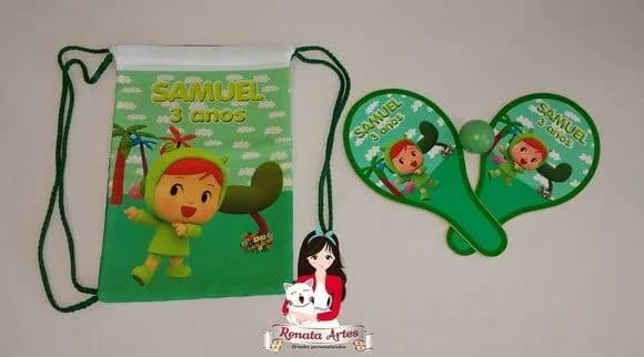 Mochila Ping Pong Personalizada Tema Pocoyo Nina