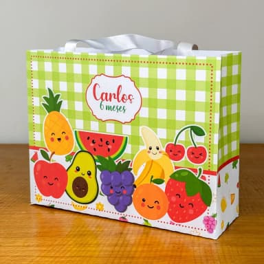 PEGUE E MONTE - Sacolinhas Personalizadas FRUTINHAS - Decoração de Festa | Lembrancinhas | Aniversário | Personalizados