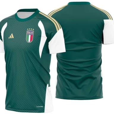 Arte Vetor Camisa Italia Treino Ii 2026