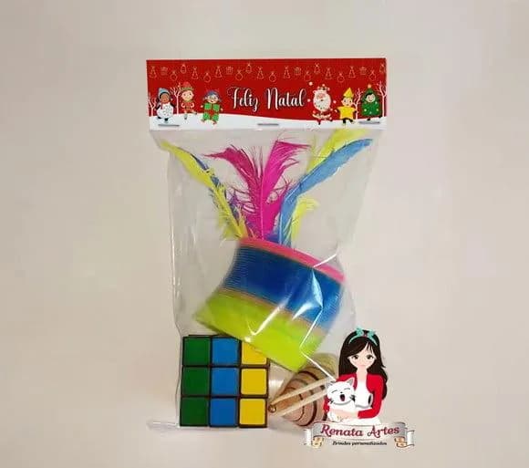 Kit Brinquedos Retrô Personalizado de Natal Novo