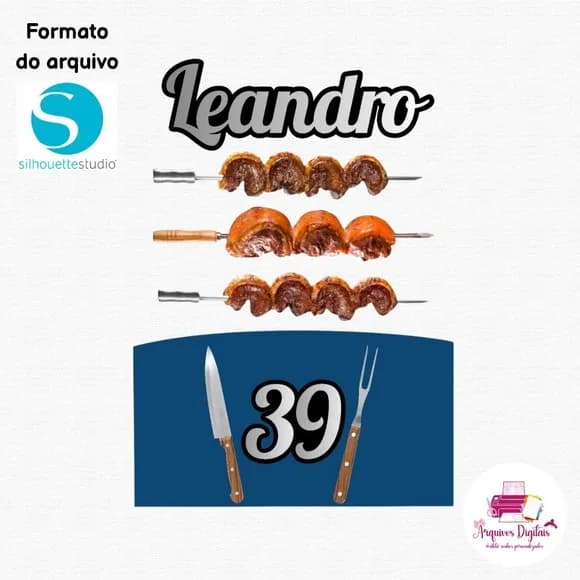 Arquivo Digital - Topo de Bolo Churrasco