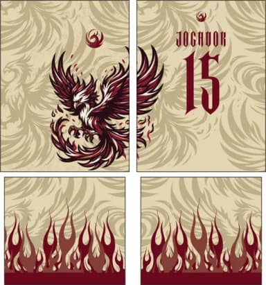 Arte Vetor Camisa Interclasse Fenix Mod-764