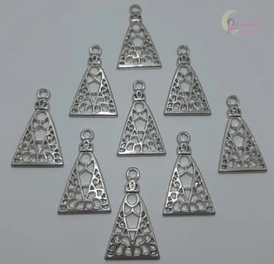 Pingente Nossa Senhora Aparecida Prata - Pct C/5 Unid