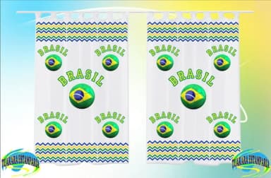 Cortina Personalizada Brasil