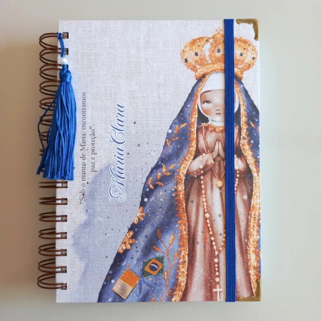 Agenda Católica 2027 com Evangelho Transcrito 1 Dia por Página Nossa Senhora Aparecida