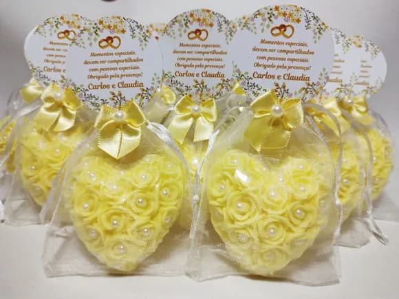 Lembrancinha de Casamento, Sabonete Coração Provence