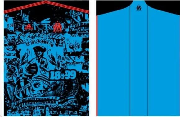 Vetor Camisa do marseille 2022