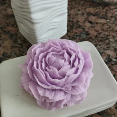 Sabonete Personalizado Flor Peônia