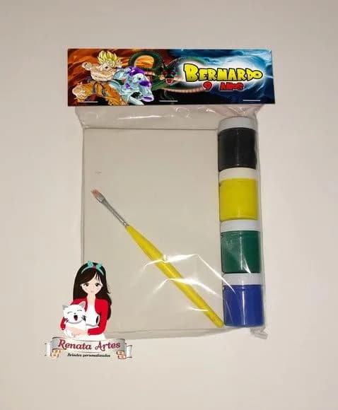 Kit Pintura Personalizado Dragon Ball