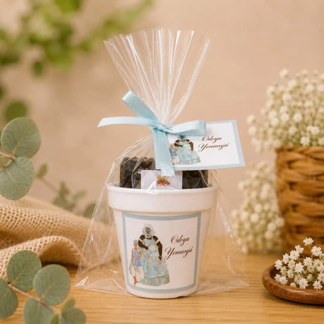 30 Kit Jardinagem Lembrancinhas Oyá, Nanã, Iemanjá ou Oxum - Trabalhamos com qualquer tema - Informar tema no chat