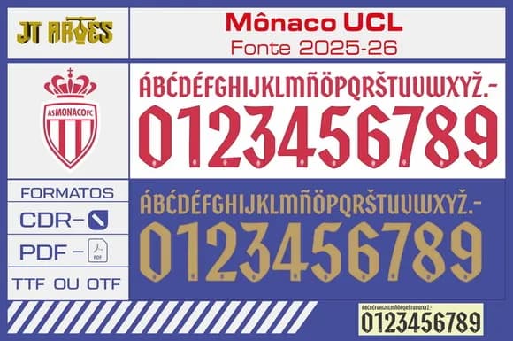 Fonte Mônaco 2025 2026 Ucl