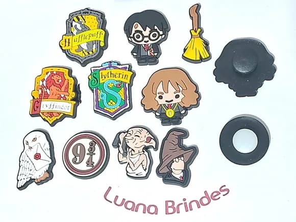 Pins de Sandália Harry Potter Emborrachando 10 Unidades