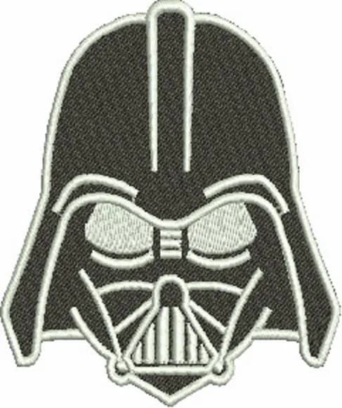 Matriz de Bordado Cabeça Darth Vader