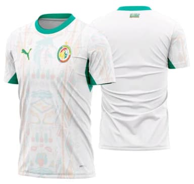 Arte Vetor Camisa Senegal Titular 2026-28
