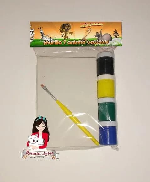 Kit Pintura Personalizado Madagascar