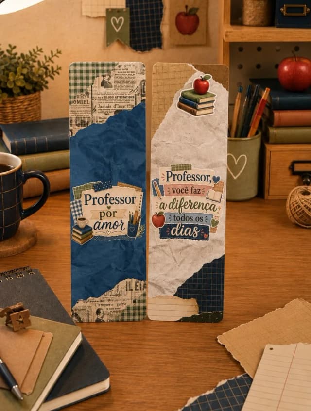 Marca Página Simples - Dia do Professor