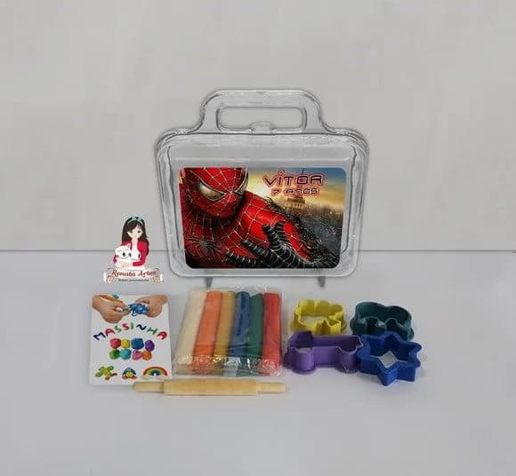Kit Massinha na Maleta Homem Aranha