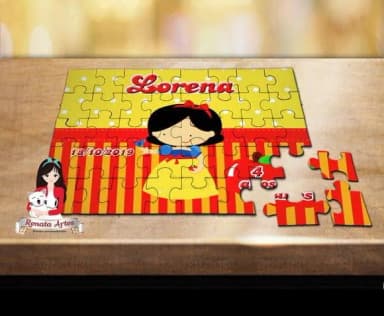 Quebra Cabeça Personalizado Branca de Neve 2