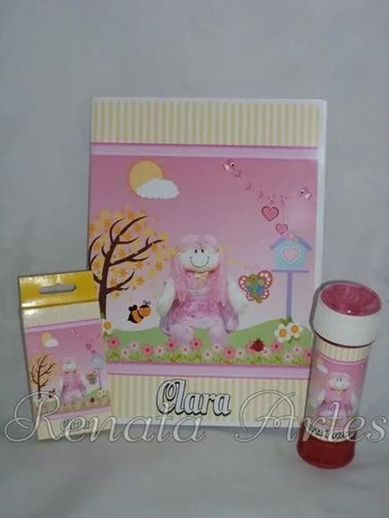 Kit diversão boneca de pano