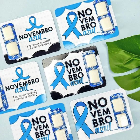 Card com Chiclete - Novembro Azul