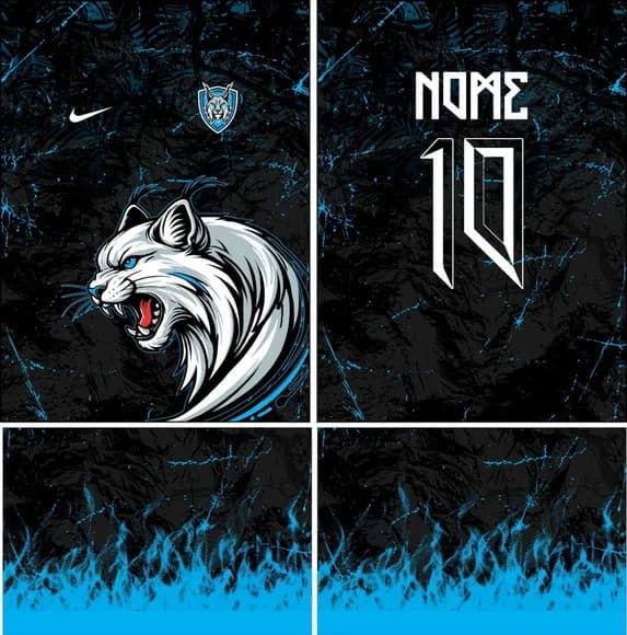 Arte Vetor Camisa Interclasse Lince Mod-434