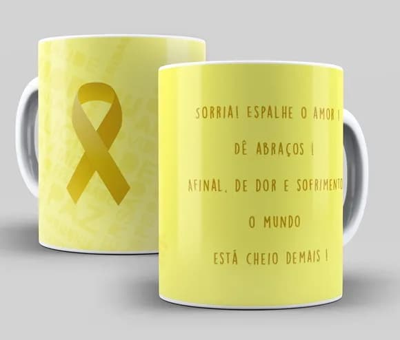 Caneca Setembro Amarelo Espalhe o Amor
