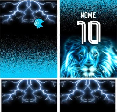 Arte Vetor Camisa Leão Interclasse Mod-241