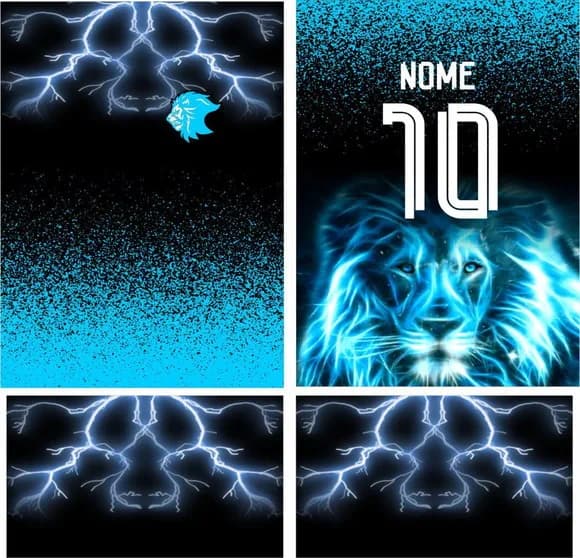 Arte Vetor Camisa Leão Interclasse Mod-241