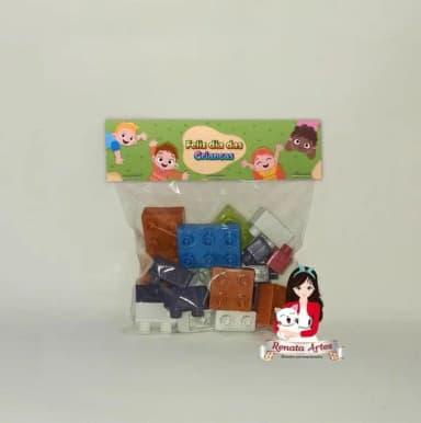 Bloco de Montar Personalizado Dia das Crianças