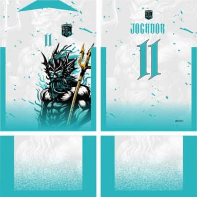 Arte Vetor Camisa Interclasse Poseidon Mod-833