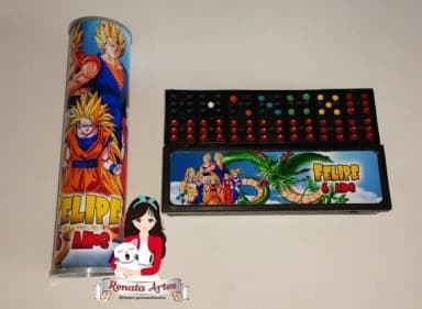 Dominó + pega varetas Dragon ball z