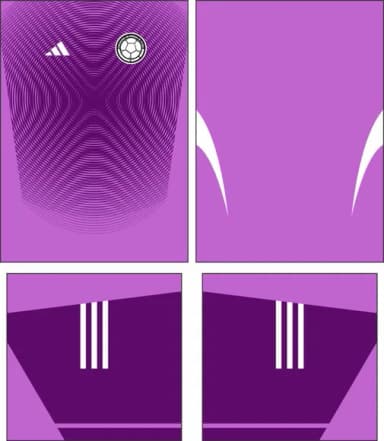 Arte Vetor Camisa Colombia Goleiro 2025