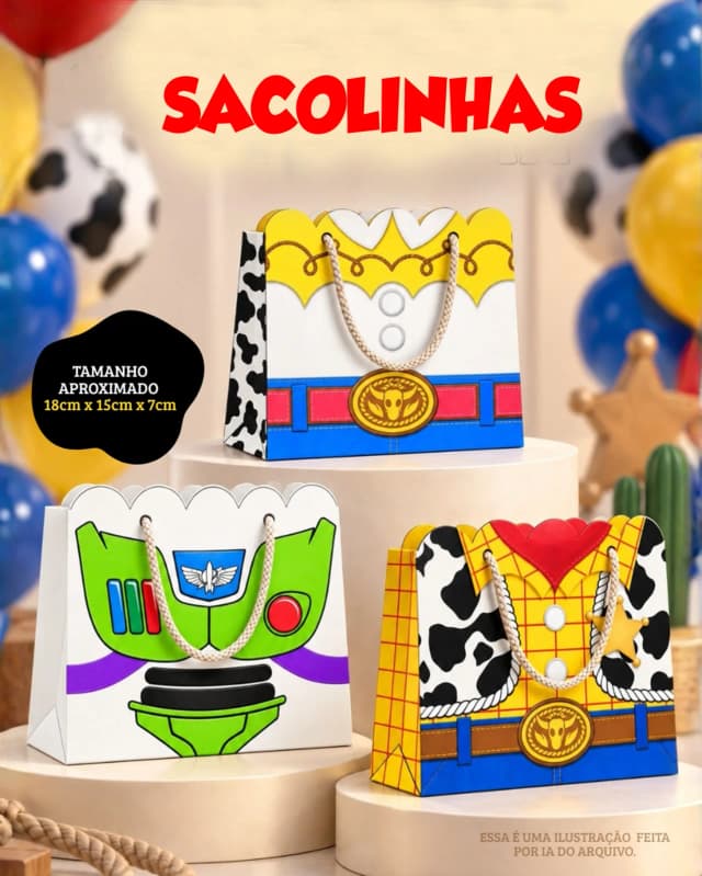 Arquivo de Corte SACOLINHA TOY STORY 03