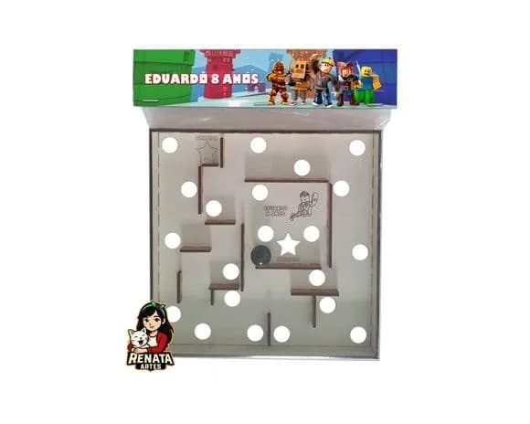 Labirinto Personalizado Lembrancinha Roblox