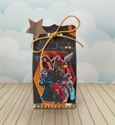 Kit 60 Lembrancinhas Liga da Justiça