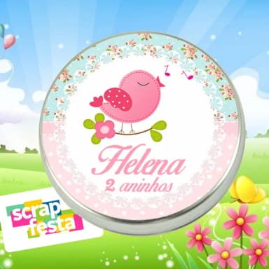 Latinhas Personalizadas Jardim Encantado