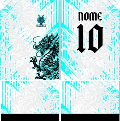 Arte Vetor Camisa Interclasse Dragão 386